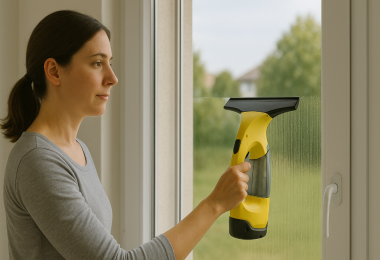 Nettoyer sa paroi de douche avec un Kärcher